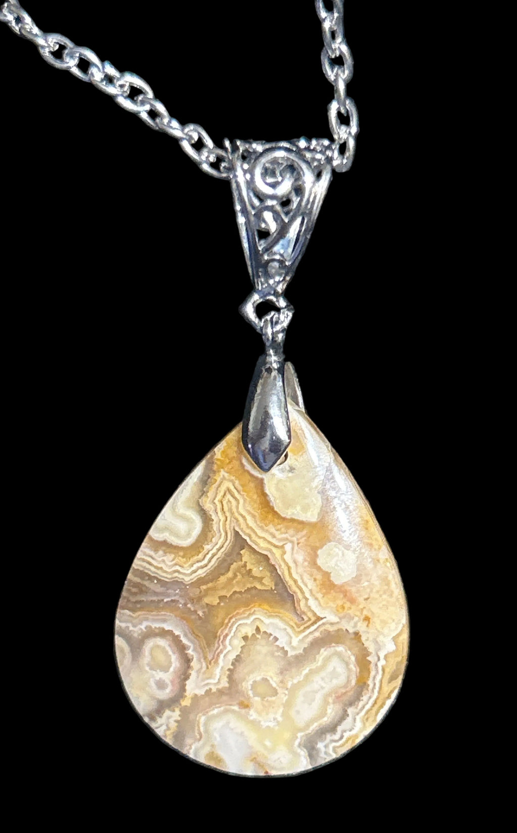 Yellow Crazy Lace Agate