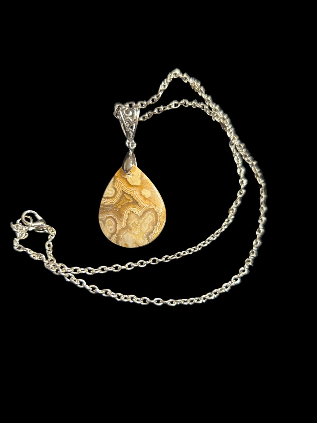 Yellow Crazy Lace Agate